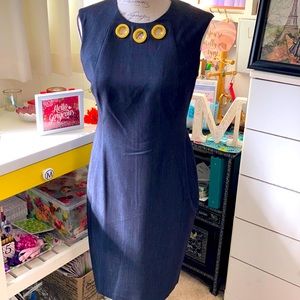 Calvin Klein dress. Stretch soft denim.